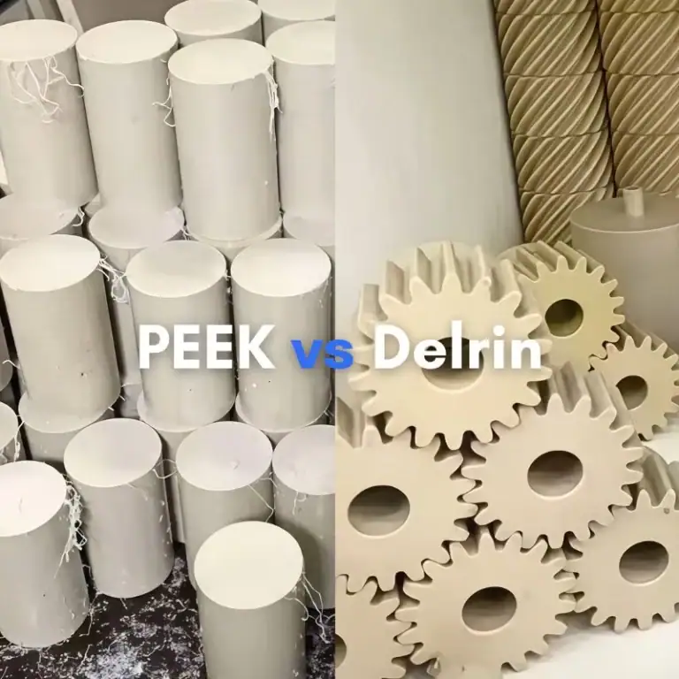 PEEK vs Delrin Raw Material Sheet Comparison