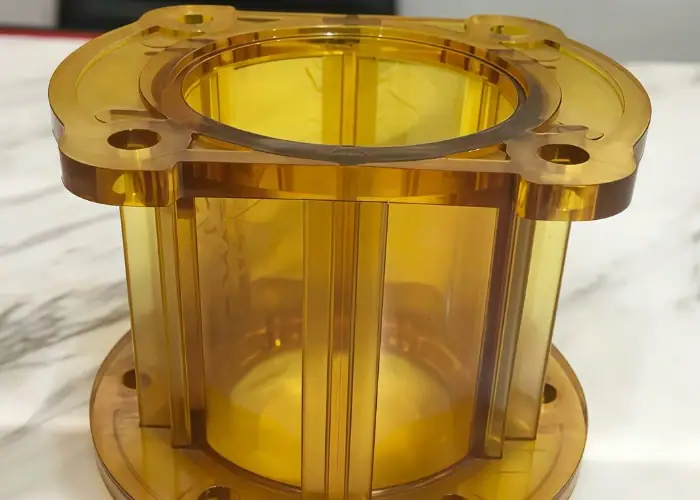 PEI engineering plastic CNC machined housing for insulation structural applications