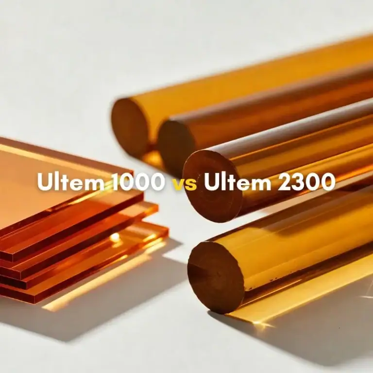 Ultem 1000 vs 2300 aerospace PEI material comparison for high-performance CNC machined parts