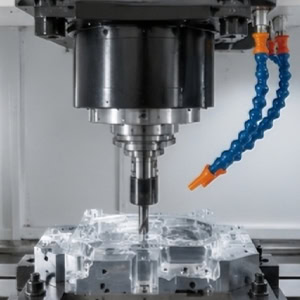 CNC milling machine precision mold milling.