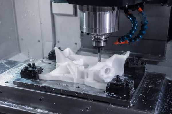 Aerospace plastic CNC machining workshop