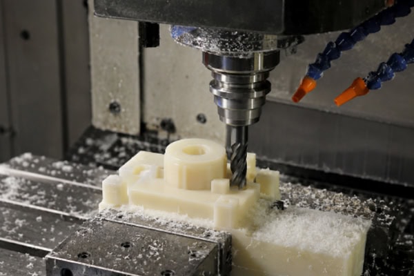 CNC machine tool processing of nylon materials