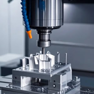 Cooling during CNC milling of steel parts