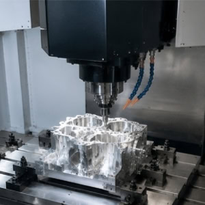 Precision milling using CNC vertical machining centers.