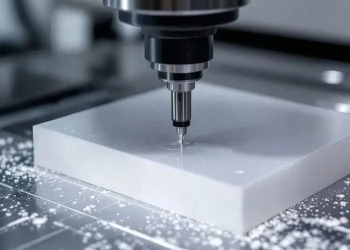 CNC machined PVC parts for medical devices with chemical resistance and precision plastic performance