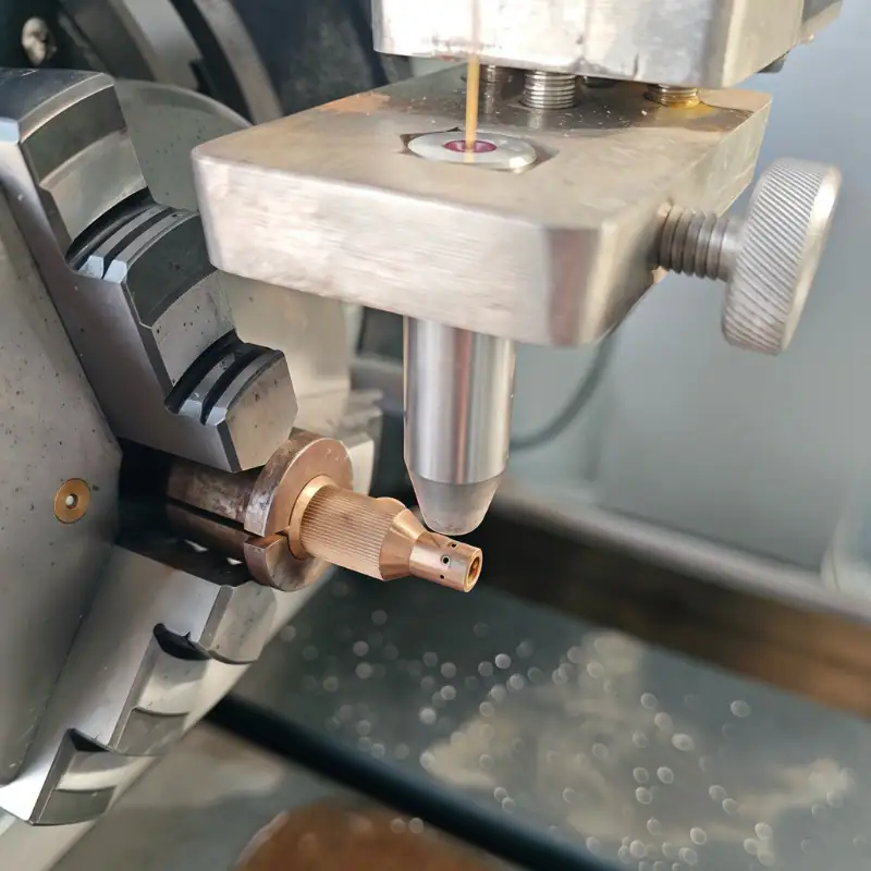 CNC Turning Center for Brass Small Part Radial Hole Drilling