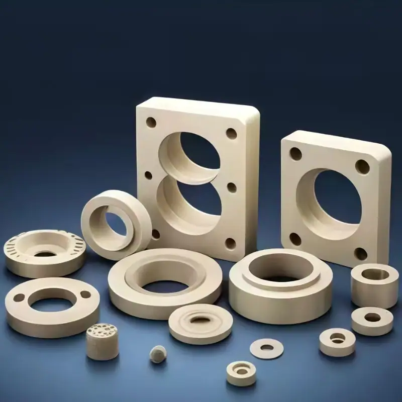 PEEK heat resistant plastic parts used in high-temperature engineering applications