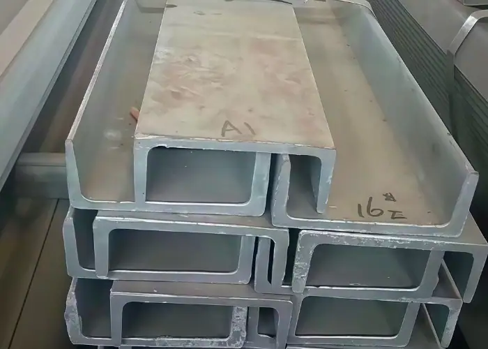 Hot-Dip Galvanized Channel Steel with Chamfered End Finished Part
