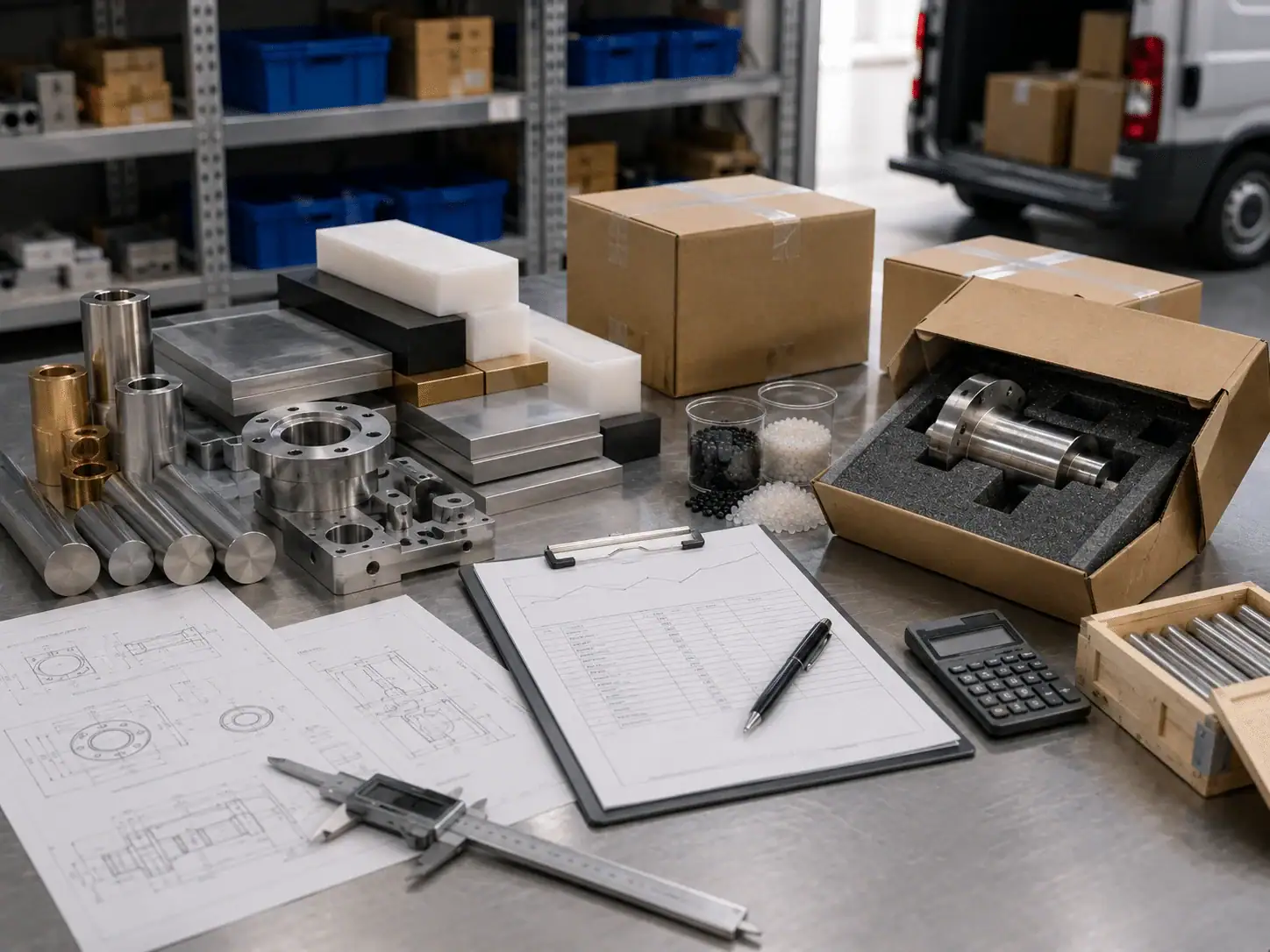 Engineering drawings and requirements for manufacturing quotation
