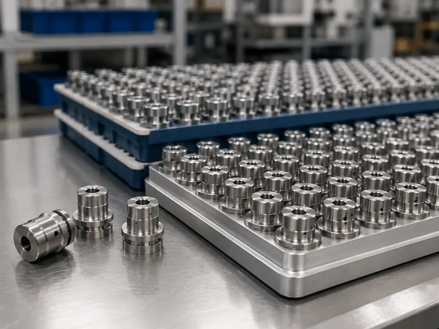 Batch production quantity for CNC machined parts