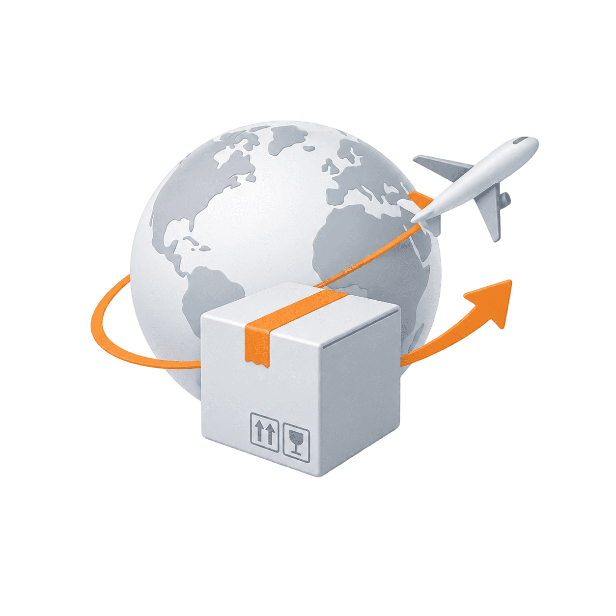 Global delivery of custom manufactured parts
