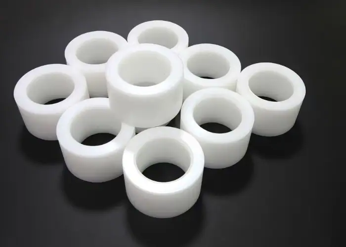 Precision machined Delrin bushings for low-friction and wear-resistant applications