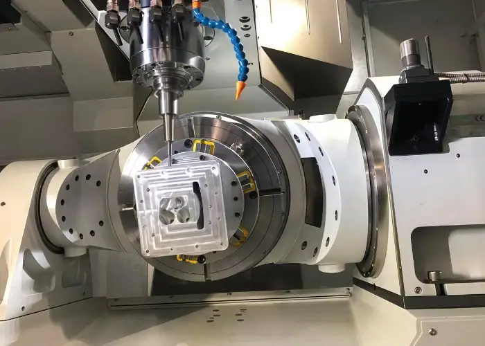 Aluminum medical component produced by 5-Axis CNC Milling