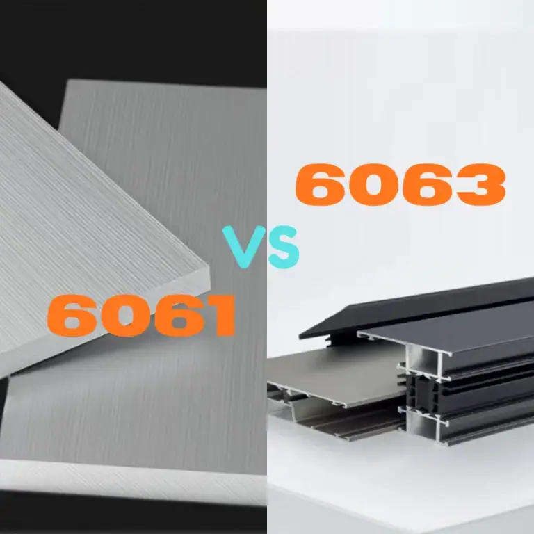 6061 vs 6063 aluminum comparison for strength, machining, extrusion, and appearance