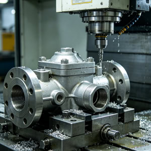 The drill bit is used to drill holes in the valve body.