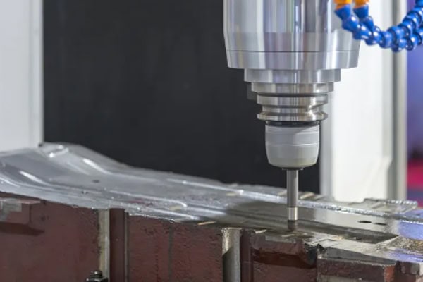 Cutting aluminum car parts