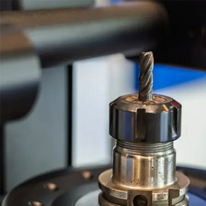 five-axis CNC milling machine with spindle tool rotation