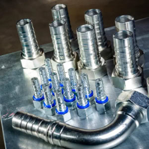 Metal hydraulic components