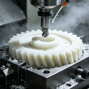 CNC Machining Process for POM Precision Gears