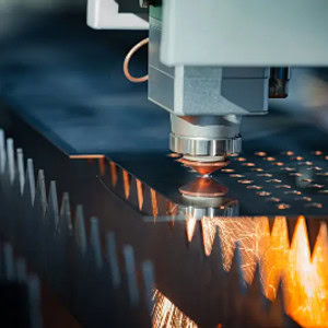 CNC laser cutting of metal