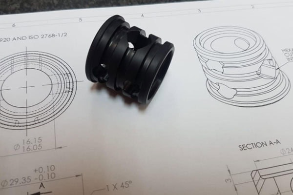 CNC machined plastic finished products