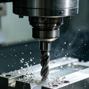 CNC milling machine milling.