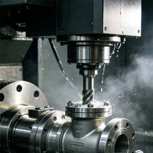 CNC machining production of pressure-bearing components for oil and gas equipment.