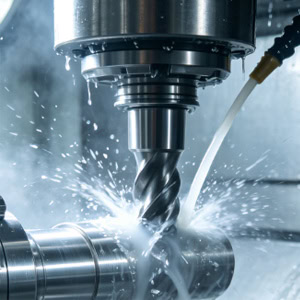 CNC dynamic milling scene diagram.
