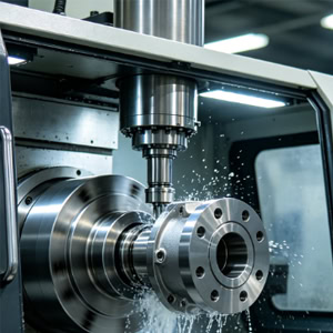 CNC milling and turning machine tool processing.
