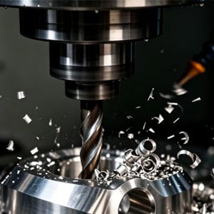 Metal cutting and machining site.