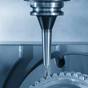 Solid ball end mill for five-axis CNC milling machine