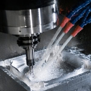 CNC milling machine milling.