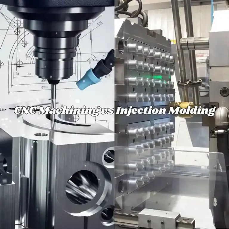 Cover image for processing comparison of aerospace parts between CNC machining and injection molding