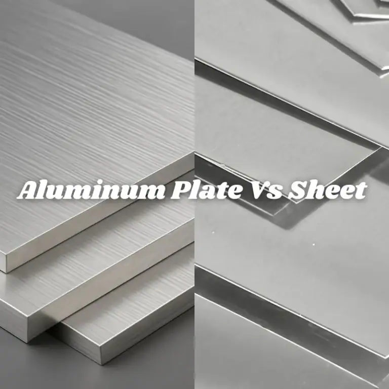 Aluminum plate vs sheet raw material display cover showing differences in thickness, strength, formability, and best uses