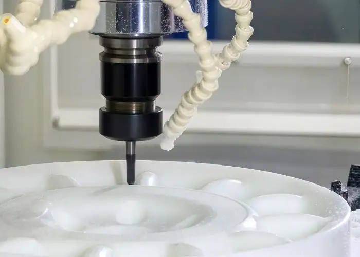 cnc machining and milling of polymer‑plastic aerospace components