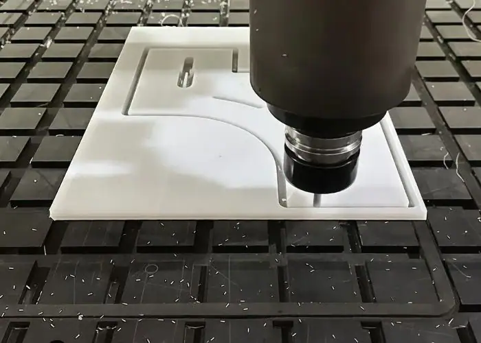 cnc milling of hdpe components for semiconductor industry