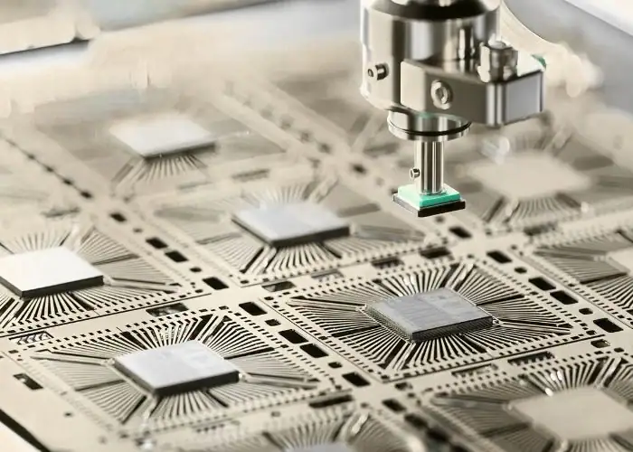 Micro CNC machining miniature semiconductor chip components