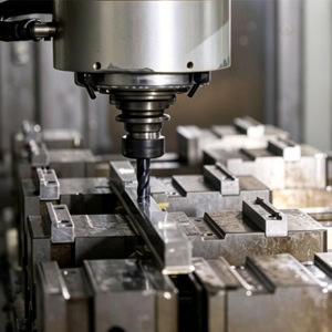 CNC Machining Center Shop Floor.