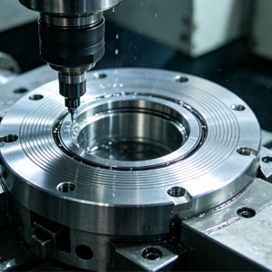 CNC precision turning of oil and gas high pressure flange