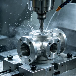 Valve body CNC milling