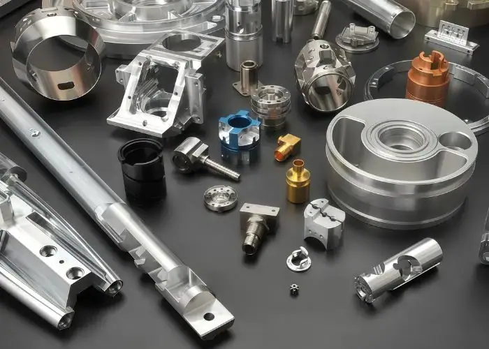 AI CNC machining of precision milled and turned metal parts