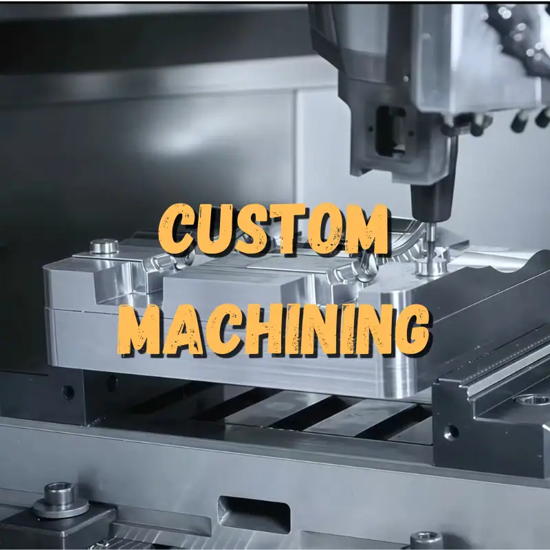 Custom machining of a complex precision metal component