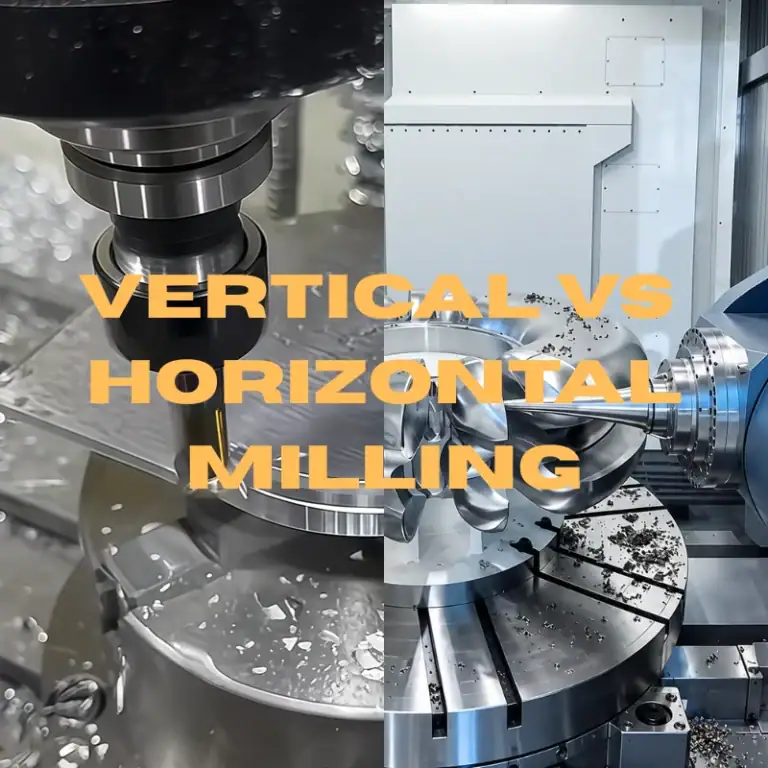 Comparison of vertical vs horizontal milling machines used for CNC machining