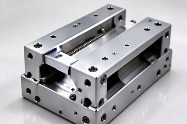 Precision mounting blocks, supports, and flanged structural components.