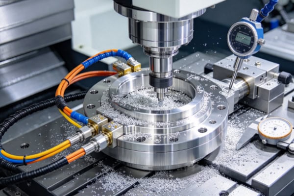 CNC Precision Milling of Flange Components for Ion Implantation Equipment