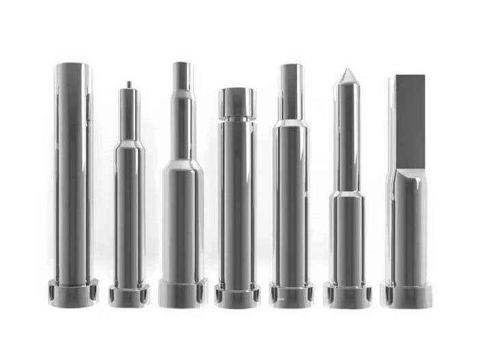 Flat ejector pins and ejector blades designed for ribs, narrow slots, and limited mold spaces