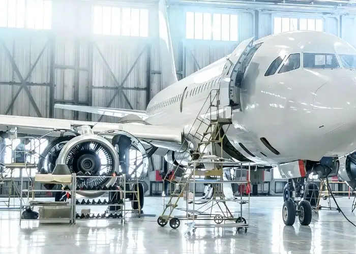 Aerospace industry parts assembly showing tolerance and fit requirement